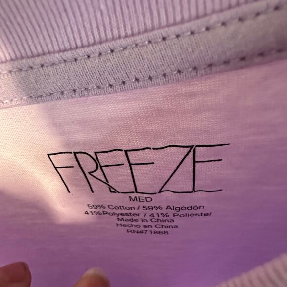 Nwt kids freeze “he is risen” purple tshirt size medium - Picture 4 of 4